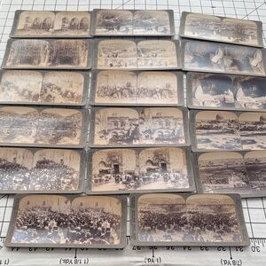 Antique Jerusalem Stereoview Lot (17) | 1896–1904 Holy Land Palestine Underwood